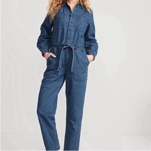 Old Navy Long Denim Overalls